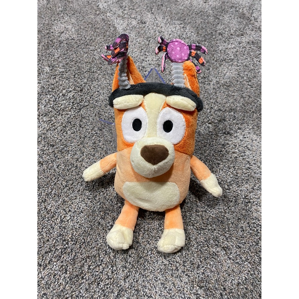 Bluey Bingo Halloween Plush Stuffed Animal Spider Headband Dan Dee